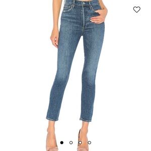 Agolde Women's High Rise Jeans - Blue